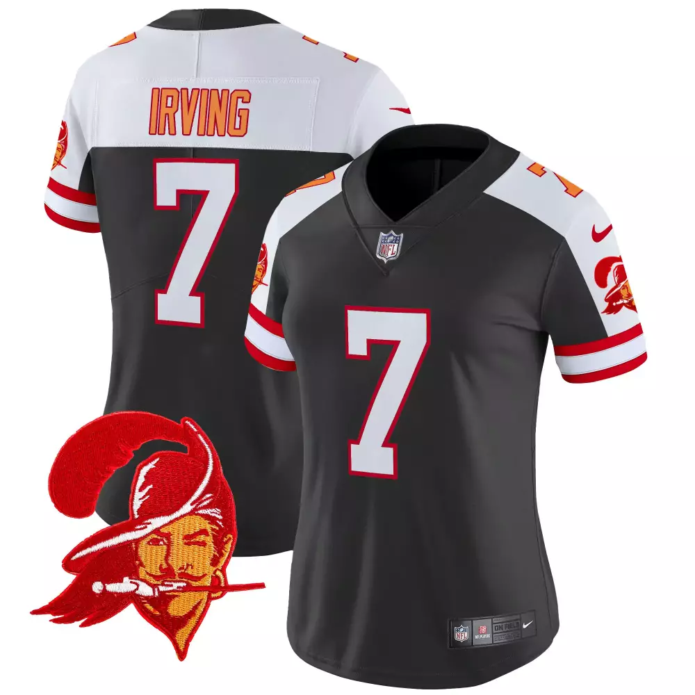 bucky irving black alternate womens tampa bay buccaneers throwback vapor limited jersey v2 all stitched