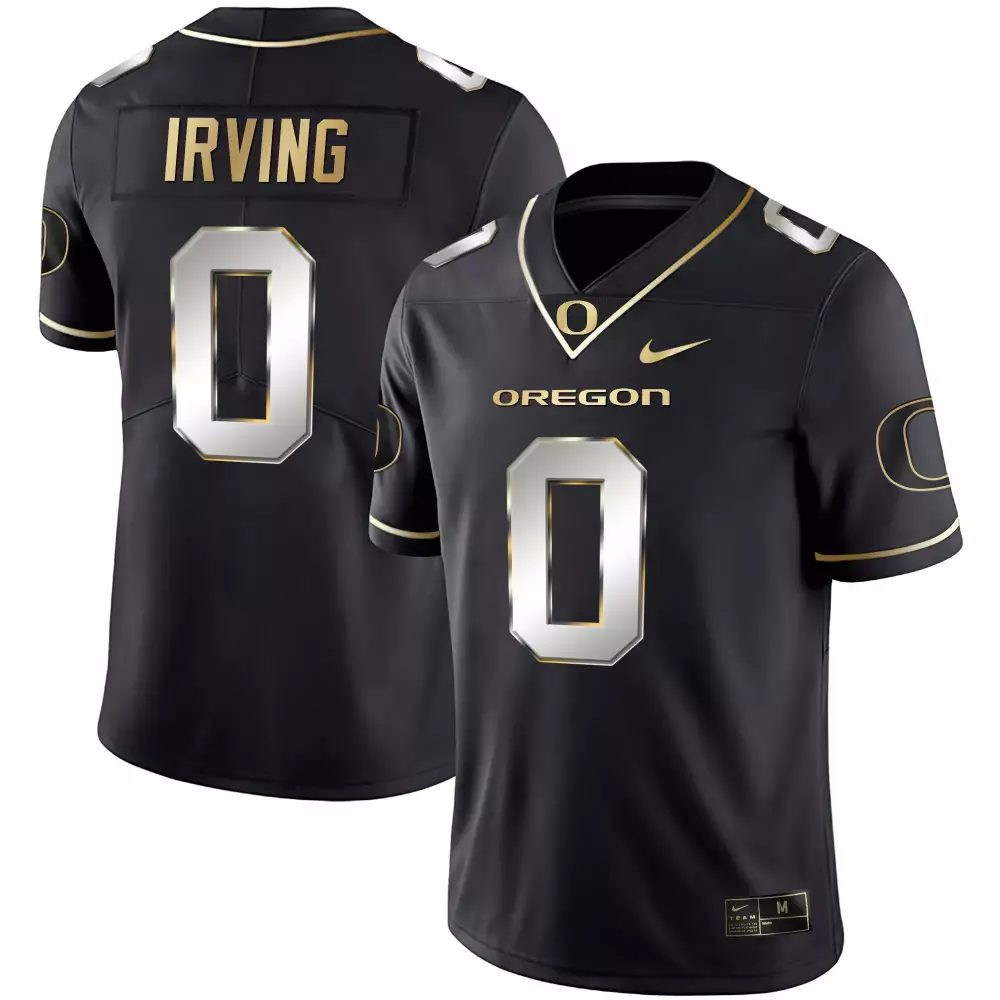 bucky irving black limited mens oregon ducks black limited gold vapor jersey all stitched