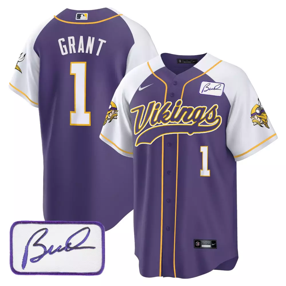 bud grant air force womens minnesota vikings 2024 salute to service establishment year patch vapor limited jersey all st