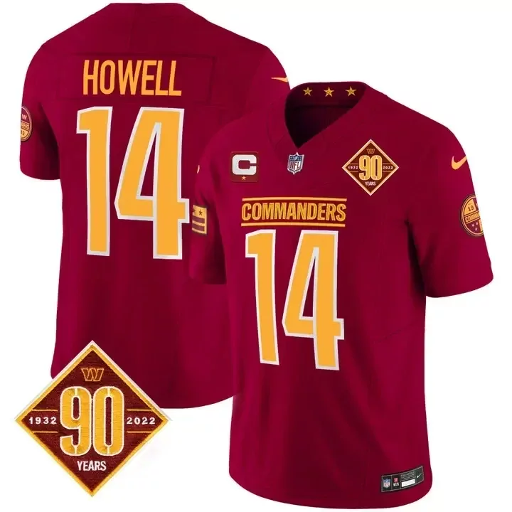 Washington Commanders Burgundy Men Sam Howell Jersey | Stitched Fan Gear | For Men, Women & Youth