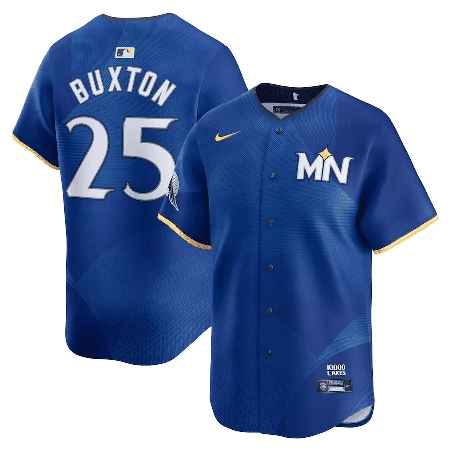 byron buxton men minnesota twins royal 2024 city connect vapor premier limited jersey all stitched