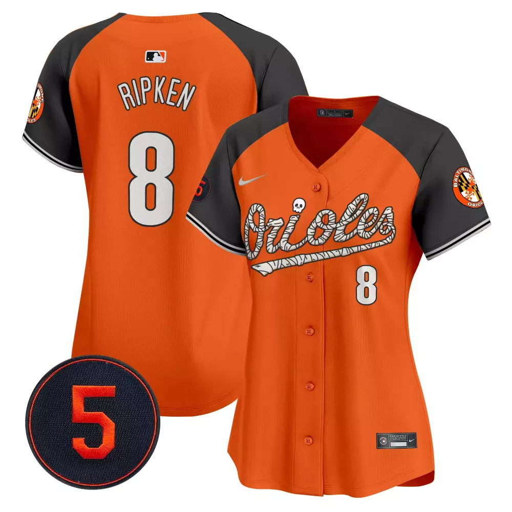 cal ripken alternate men s baltimore orioles halloween vapor premier limited jersey all stitched