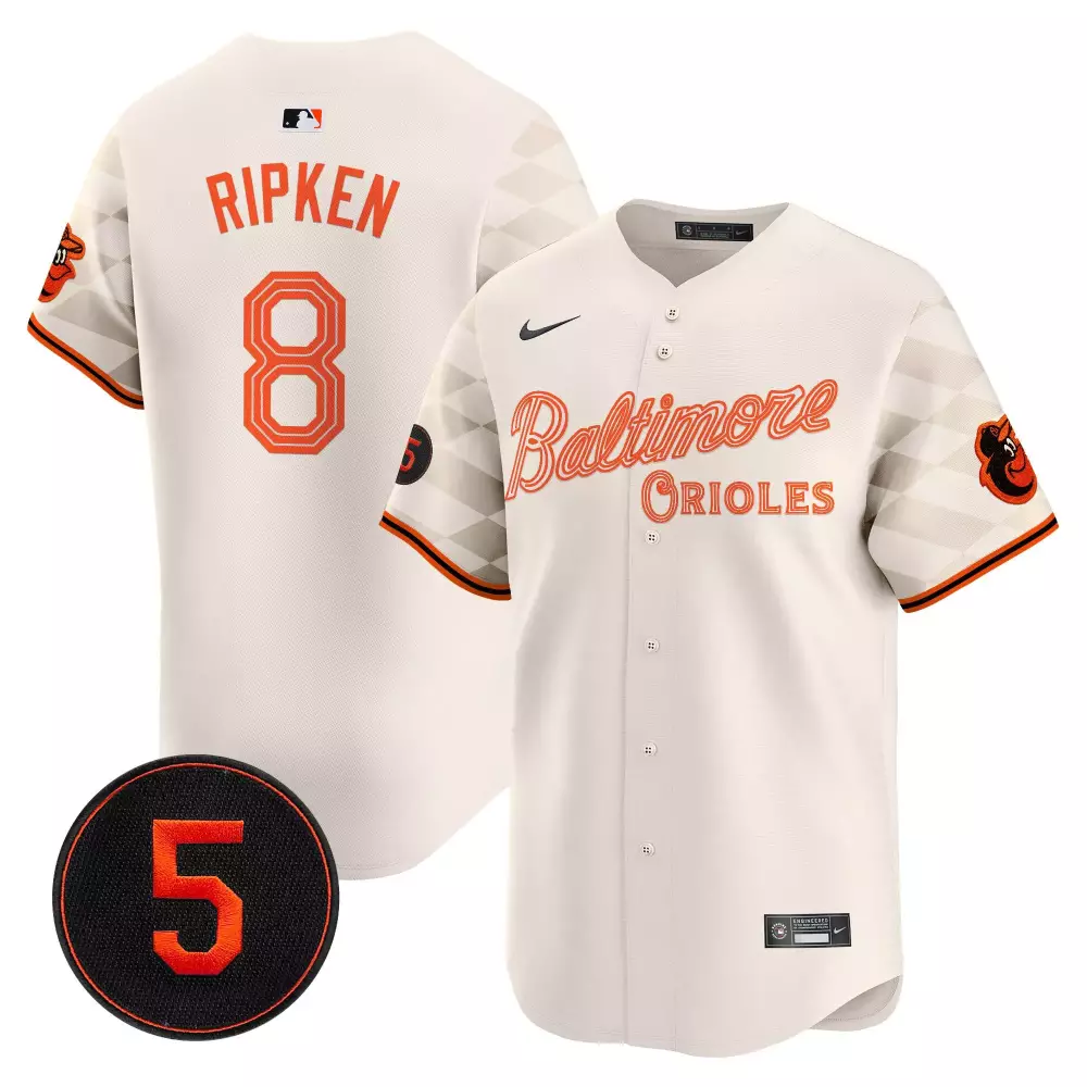 cal ripken black womens baltimore orioles robinson patch vapor premier limited jersey all stitched