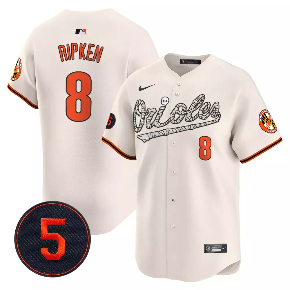 cal ripken black womens baltimore orioles robinson patch vapor premier limited jersey all stitched