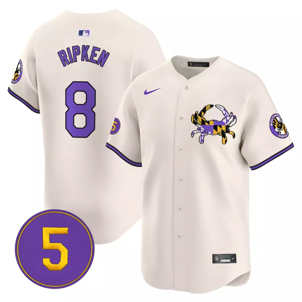 cal ripken black womens baltimore orioles robinson patch vapor premier limited jersey all stitched