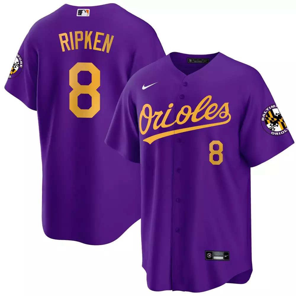 cal ripken pinstripe women s baltimore orioles bubblegum pink robinson patch vapor premier limited jersey all stitched