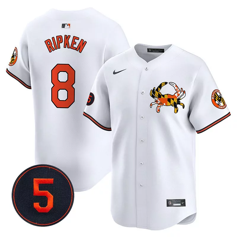 cal ripken white limited mens baltimore orioles 2024 independence day vapor premier limited jersey all stitched
