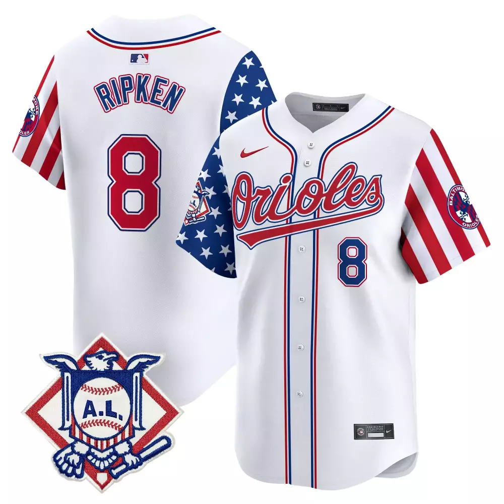 cal ripken white men s baltimore orioles robinson patch vapor premier limited jersey v9 all stitched