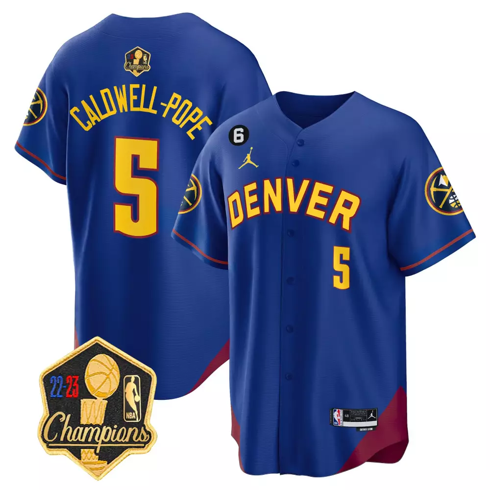 caldwellpope statement mens denver nuggets 2023 champions limited patch cool base jersey all stitched