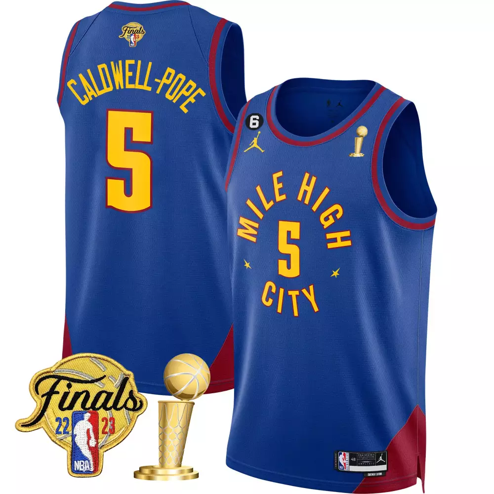 caldwellpope statement mens denver nuggets 2023 finals champions patch jersey v2 all stitched