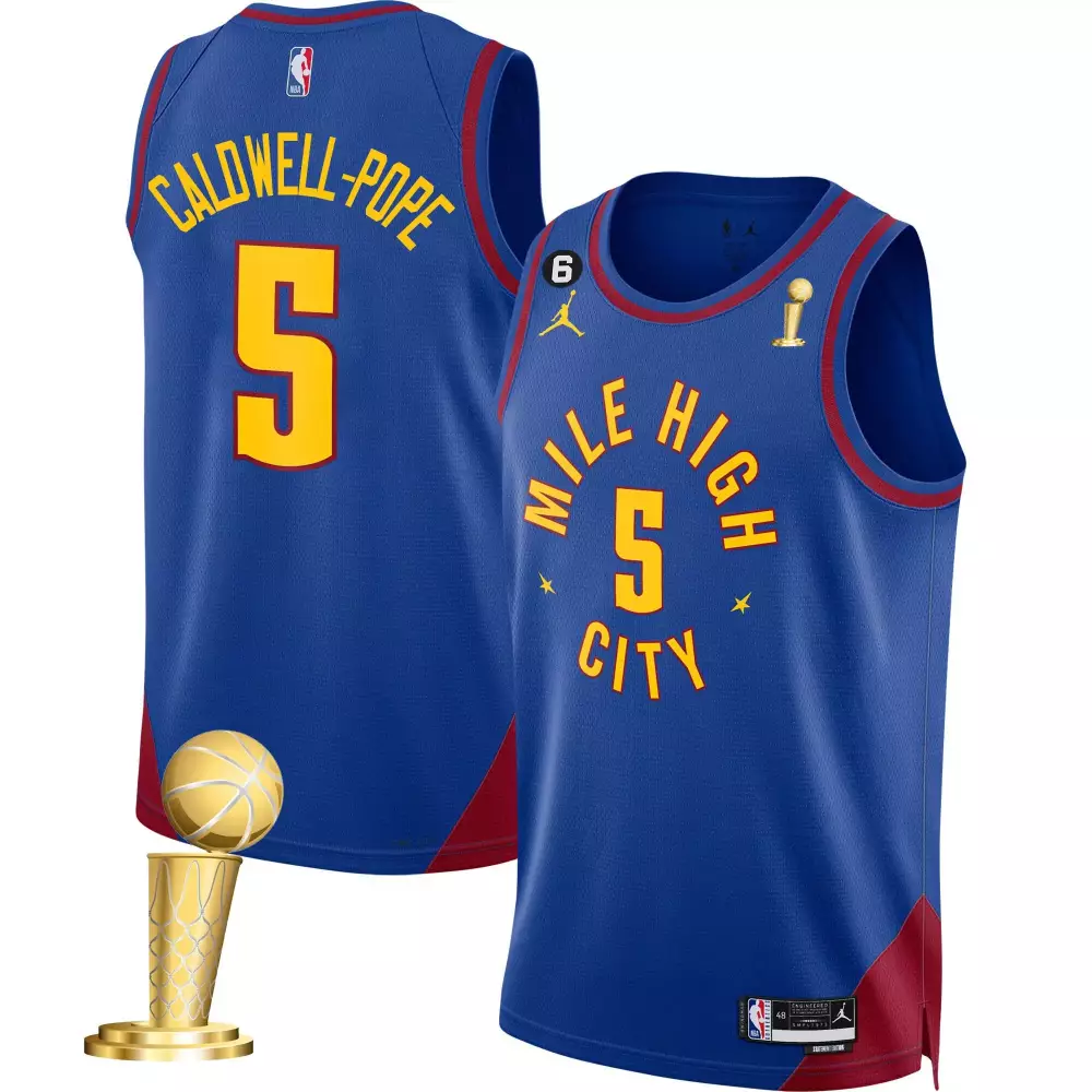 caldwellpope statement youths denver nuggets 2023 champions jersey collection all stitched
