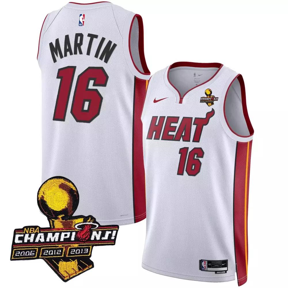 caleb martin association mens miami heat 3time champions patch collection jersey all stitched