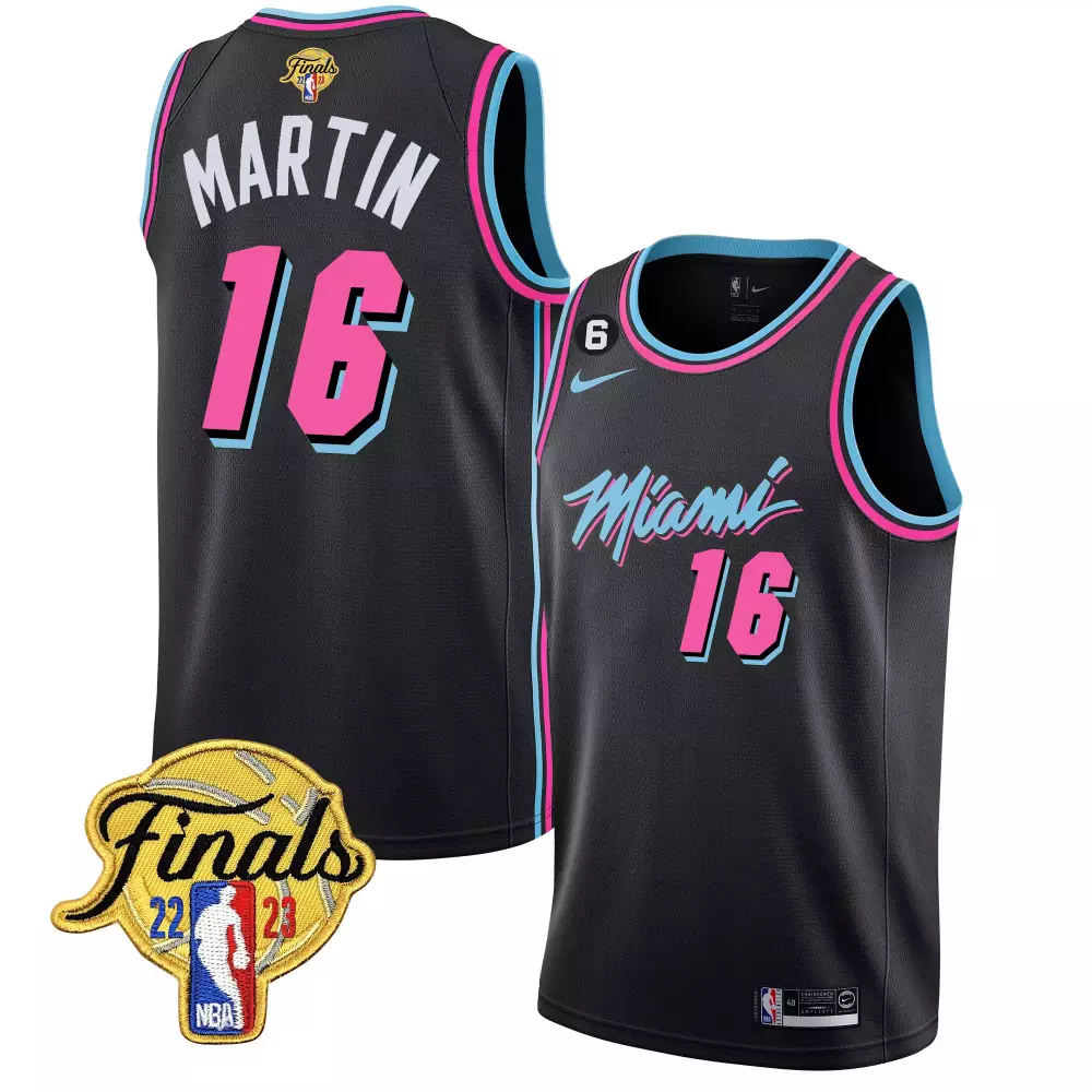 caleb martin pink blue mens miami heat 2023 finals patch collection jersey v4 all stitched