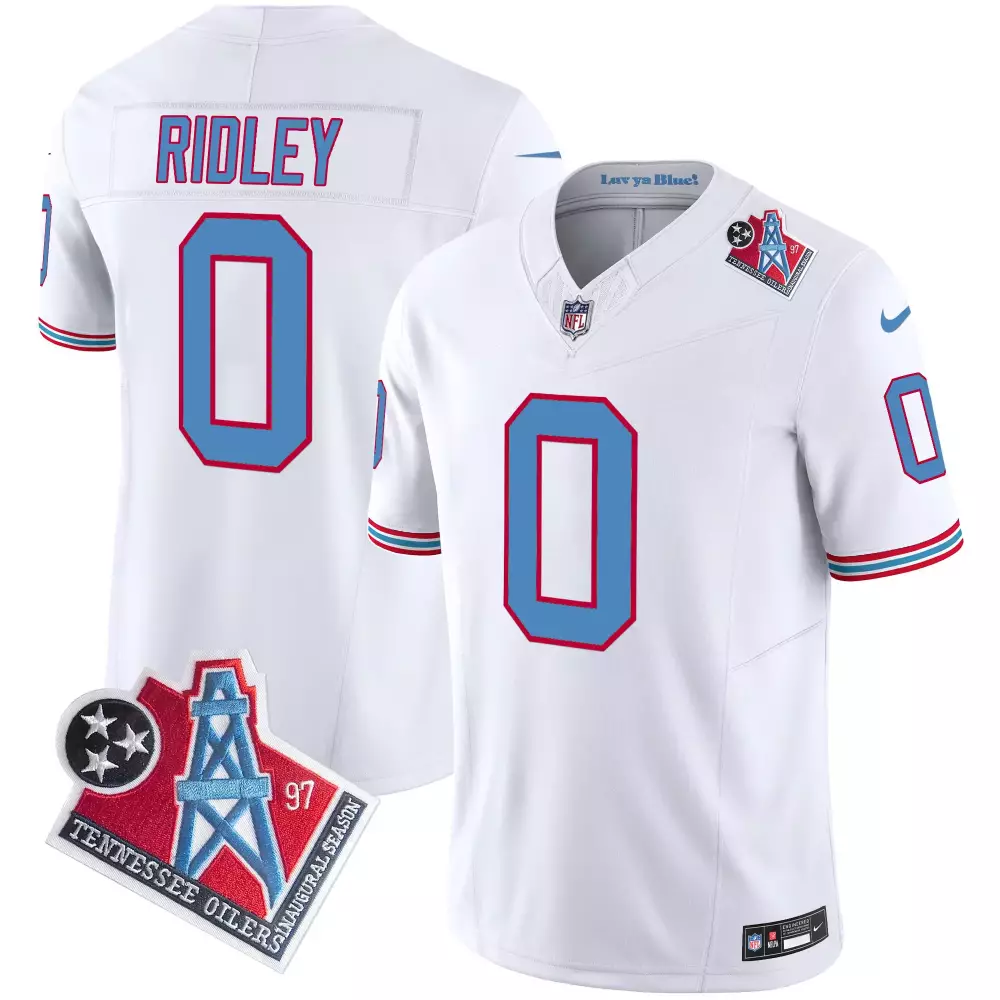calvin ridley white mens tennessee titans 1997 throwback limited vapor limited jersey all stitched