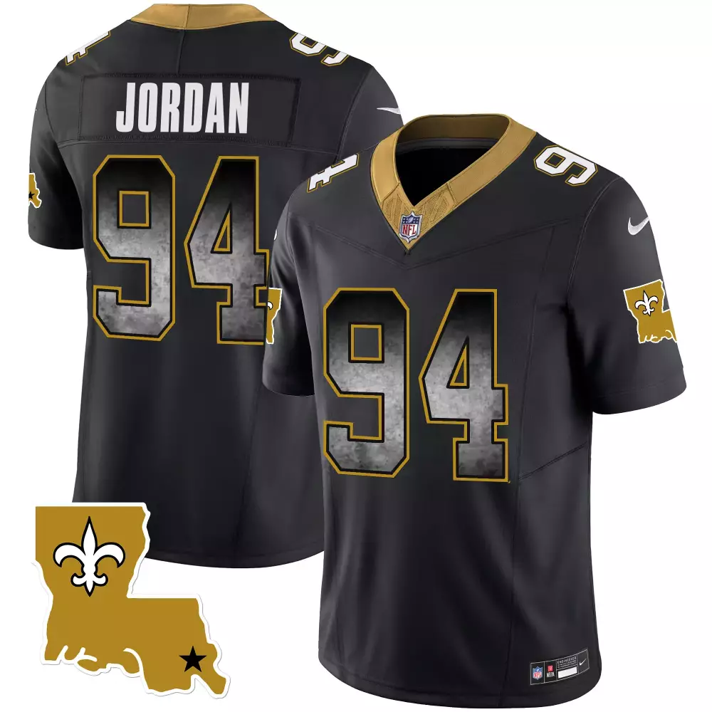 Cameron Jordan New Orleans Saints 1987 Legacy Arch Smoke Jersey | Classic White Style | For Men, Women & Youth