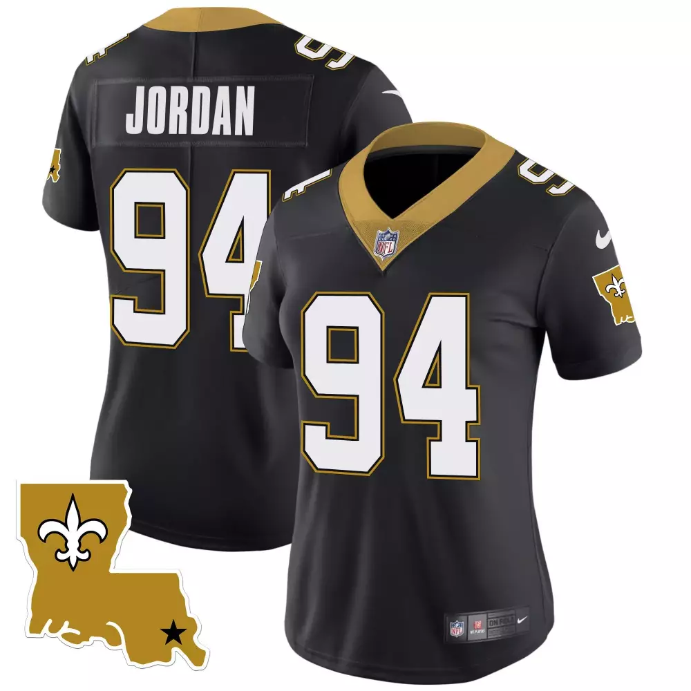 Cameron Jordan New Orleans Saints 1987 Legacy Vapor Jersey | Stitched Black for Women | Fan Gear for Game Day