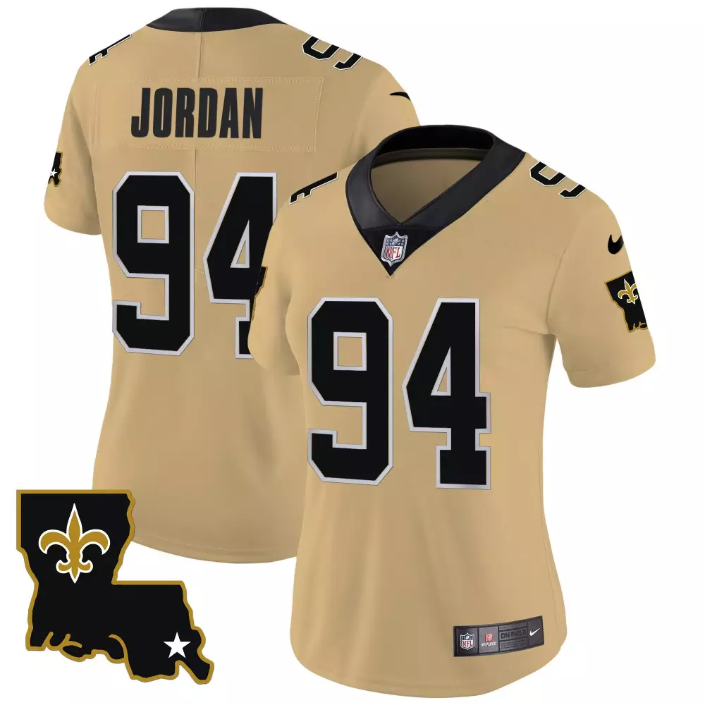 Cameron Jordan New Orleans Saints 1987 Legacy Vapor Jersey | Stitched Gold for Men | Fan Gear for Game Day