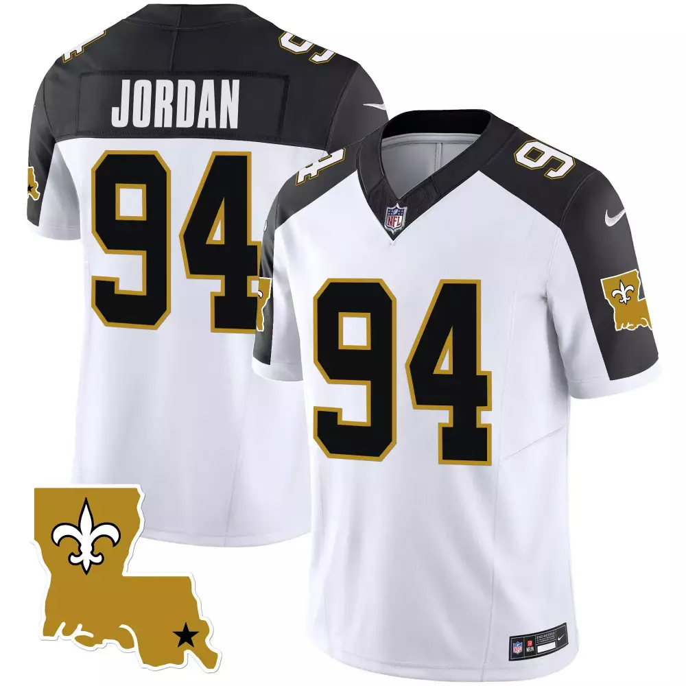 Cameron Jordan New Orleans Saints 1987 Legacy Vapor Jersey | Inverted Style Stitched Fan Gear | For Men, Women & Youth