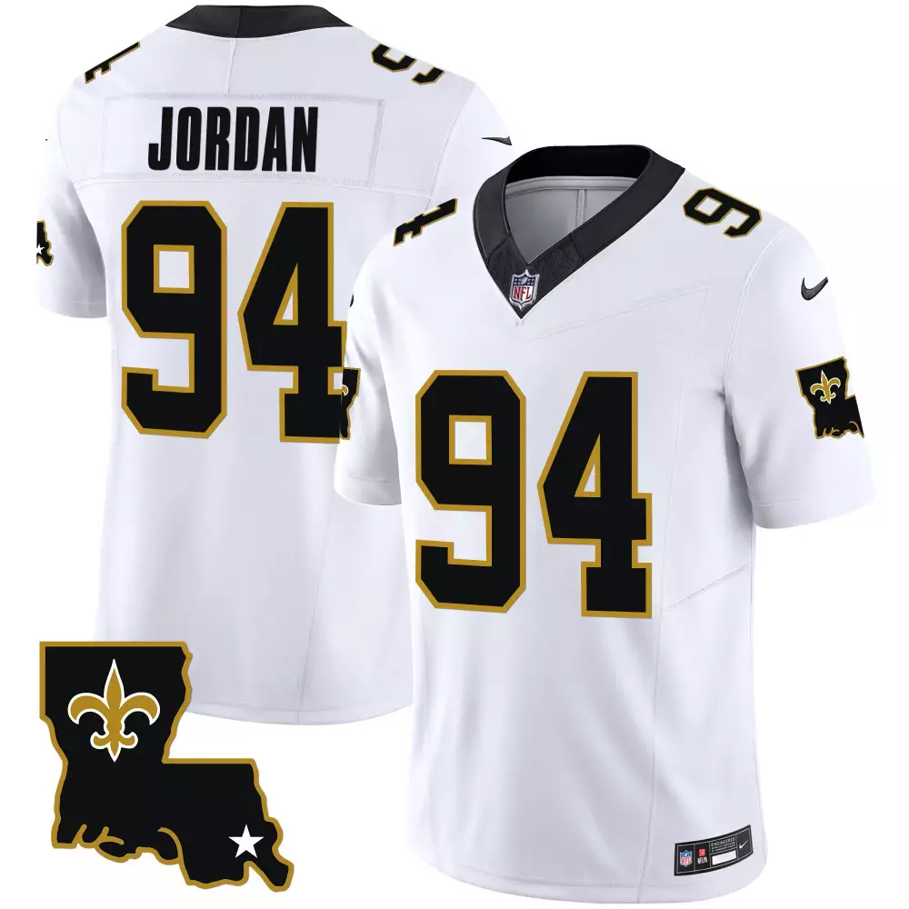 Cameron Jordan New Orleans Saints 1987 Legacy Gold Vapor Jersey | Stitched Black Limited Edition | Fan Gear for Men, Women & Youth