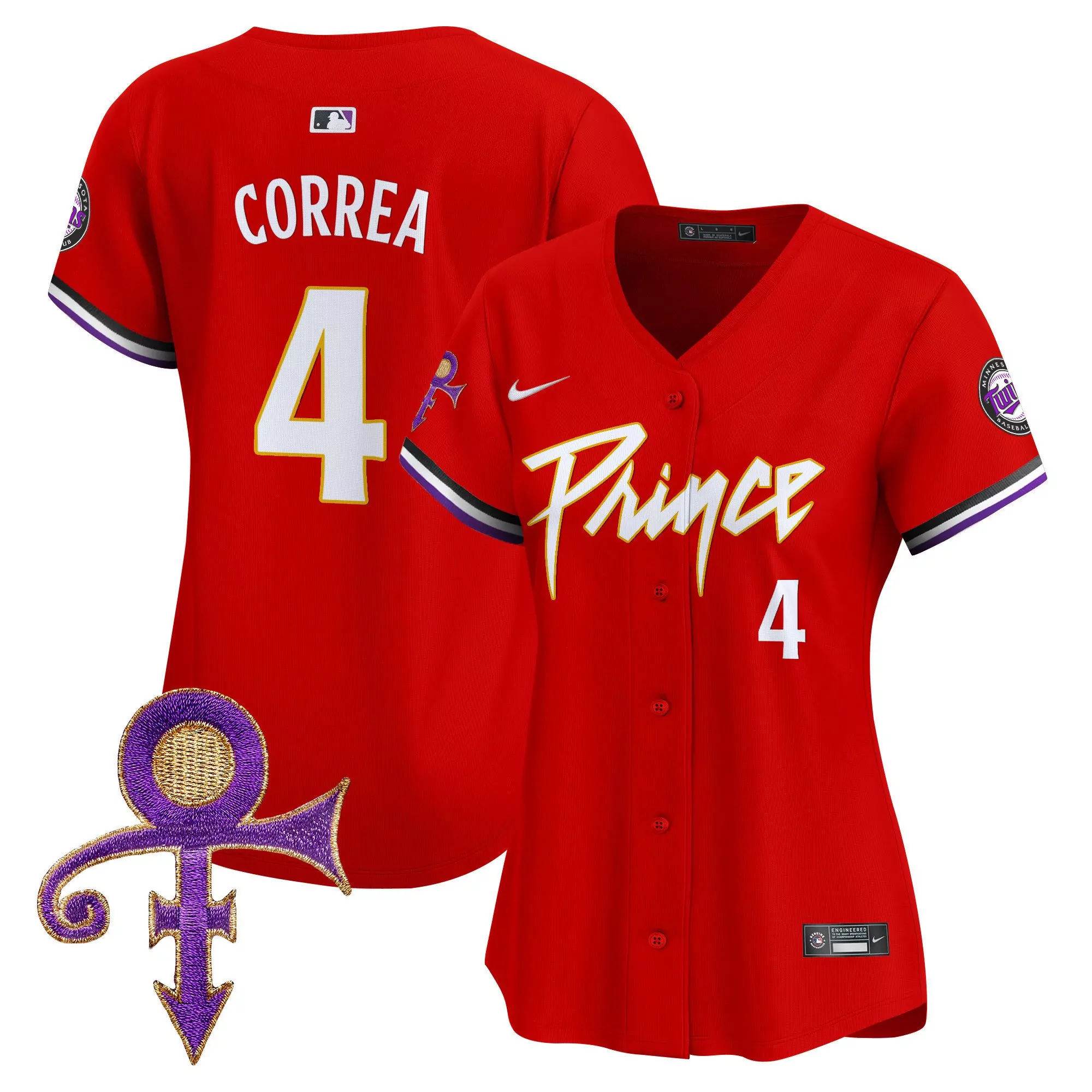 carlos correa red mens minnesota twins shaking hands patch vapor premier limited jersey all stitched