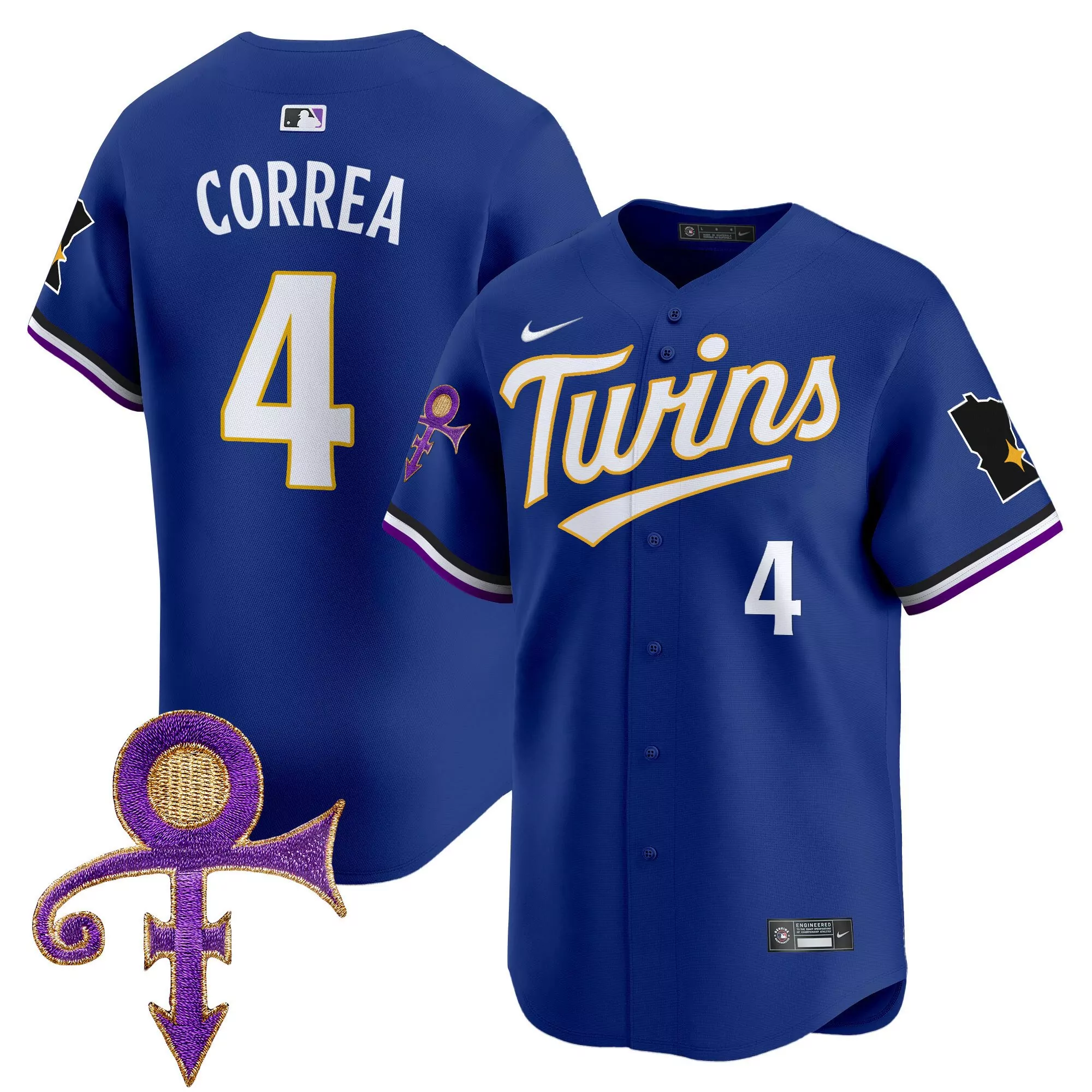 carlos correa red mens minnesota twins shaking hands patch vapor premier limited jersey all stitched