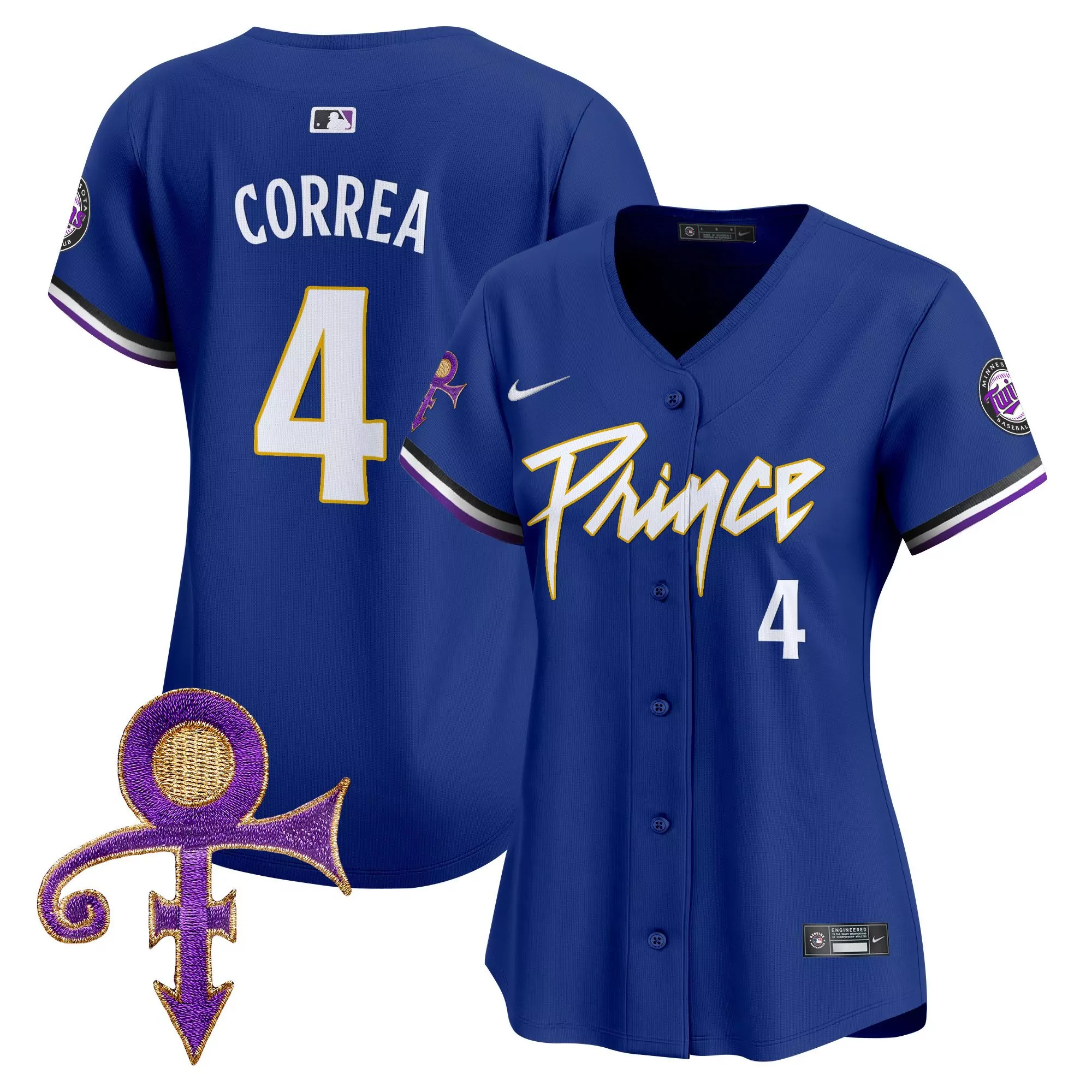 carlos correa royal mens minnesota twins shaking hands patch vapor premier limited jersey all stitched