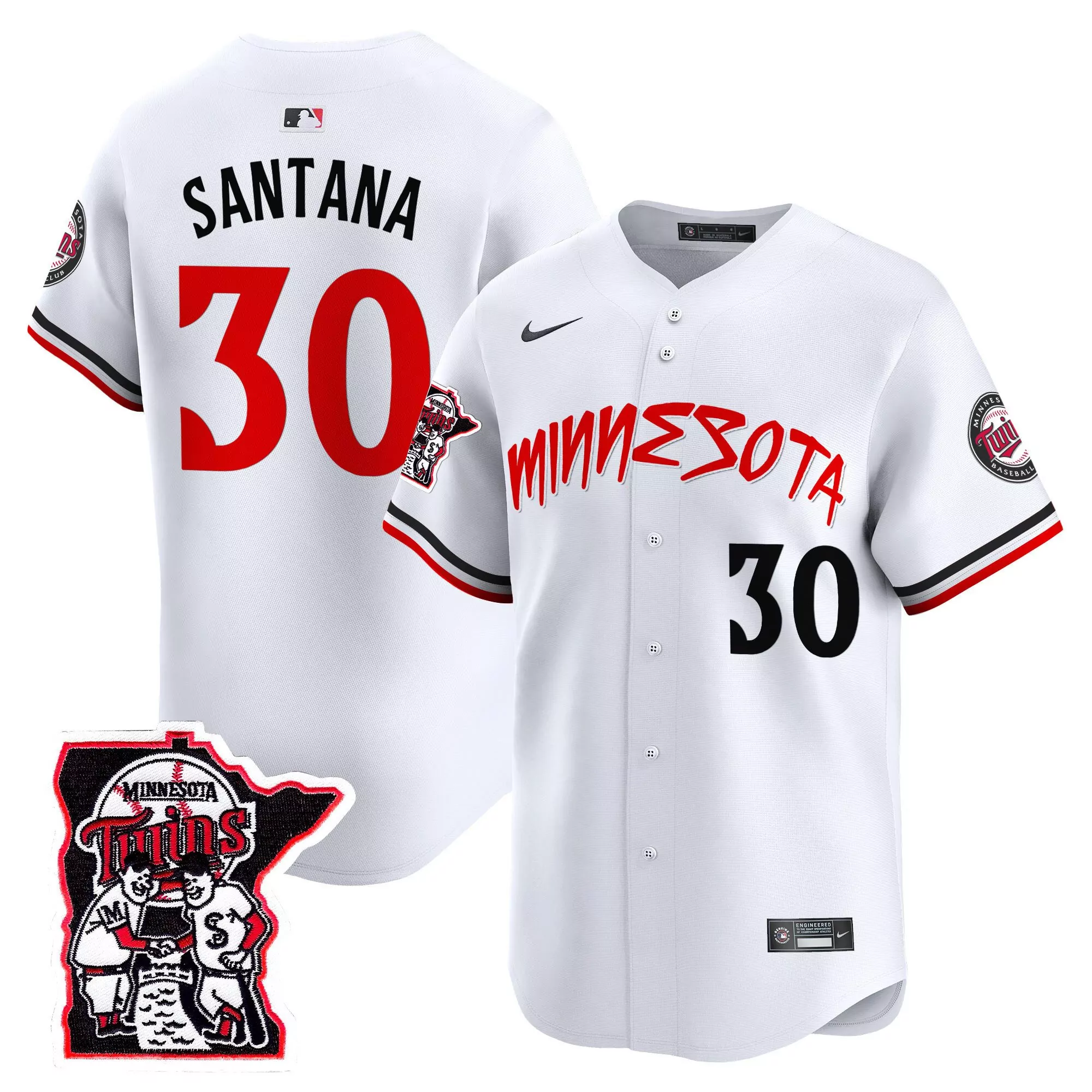 carlos santana white mens minnesota twins prince patch vapor premier limited jersey v3 all stitched