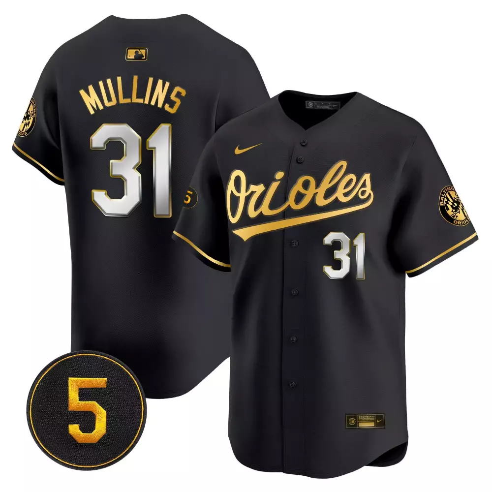 cedric mullins black limited mens baltimore orioles robinson patch vapor premier limited jersey all stitched