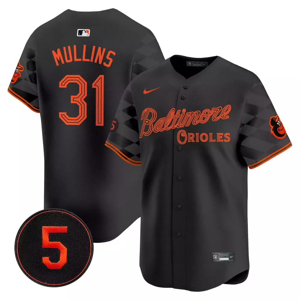 cedric mullins black limited mens baltimore orioles robinson patch vapor premier limited jersey all stitched