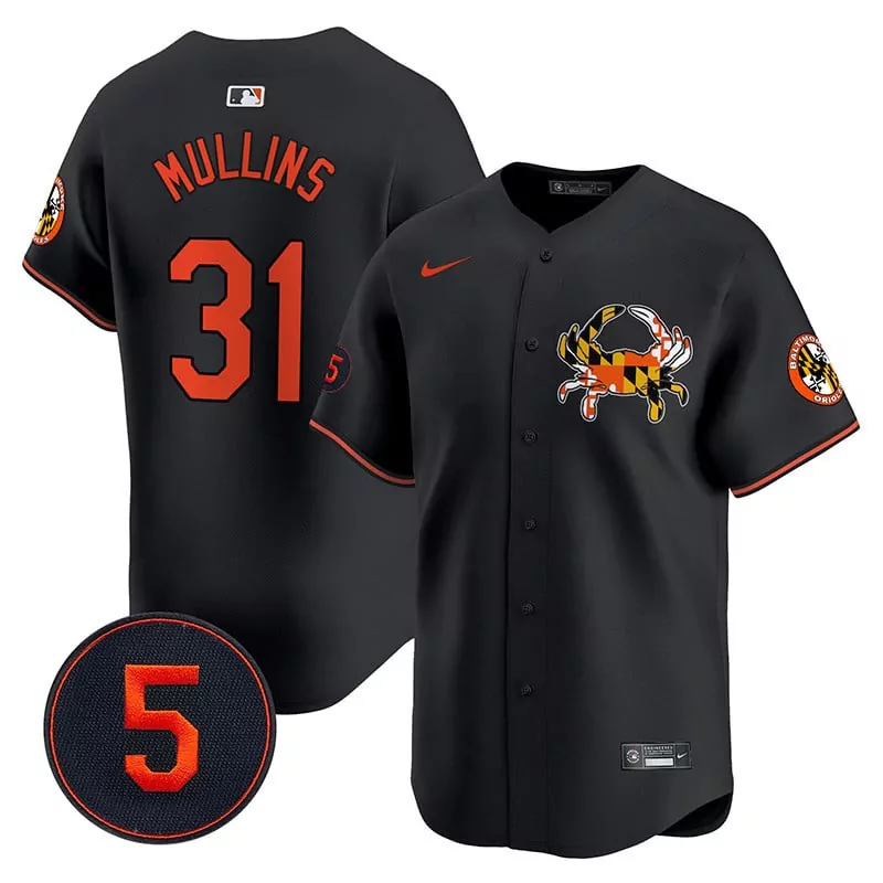 cedric mullins black men s baltimore orioles halloween vapor premier limited jersey all stitched