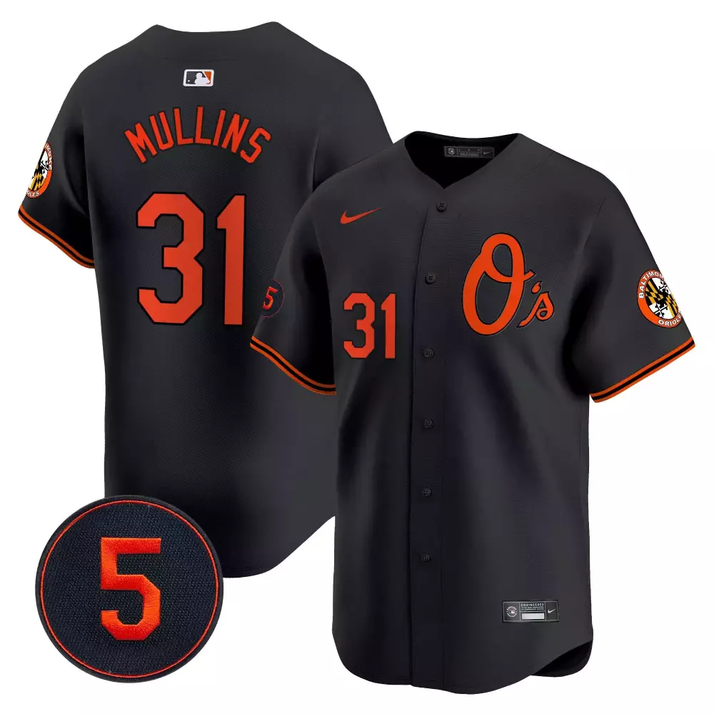 cedric mullins black men s baltimore orioles halloween vapor premier limited jersey all stitched