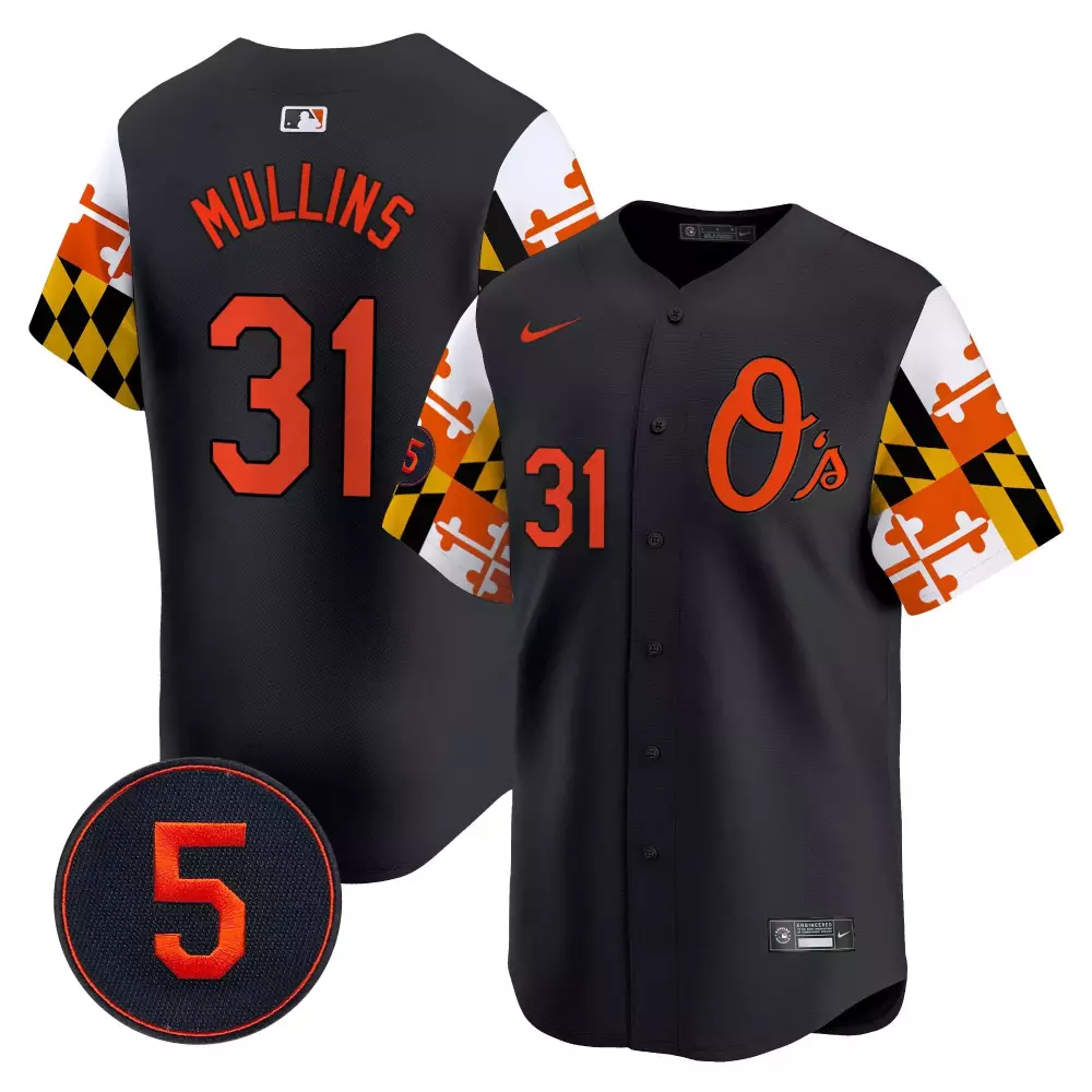 cedric mullins black men s baltimore orioles halloween vapor premier limited jersey all stitched