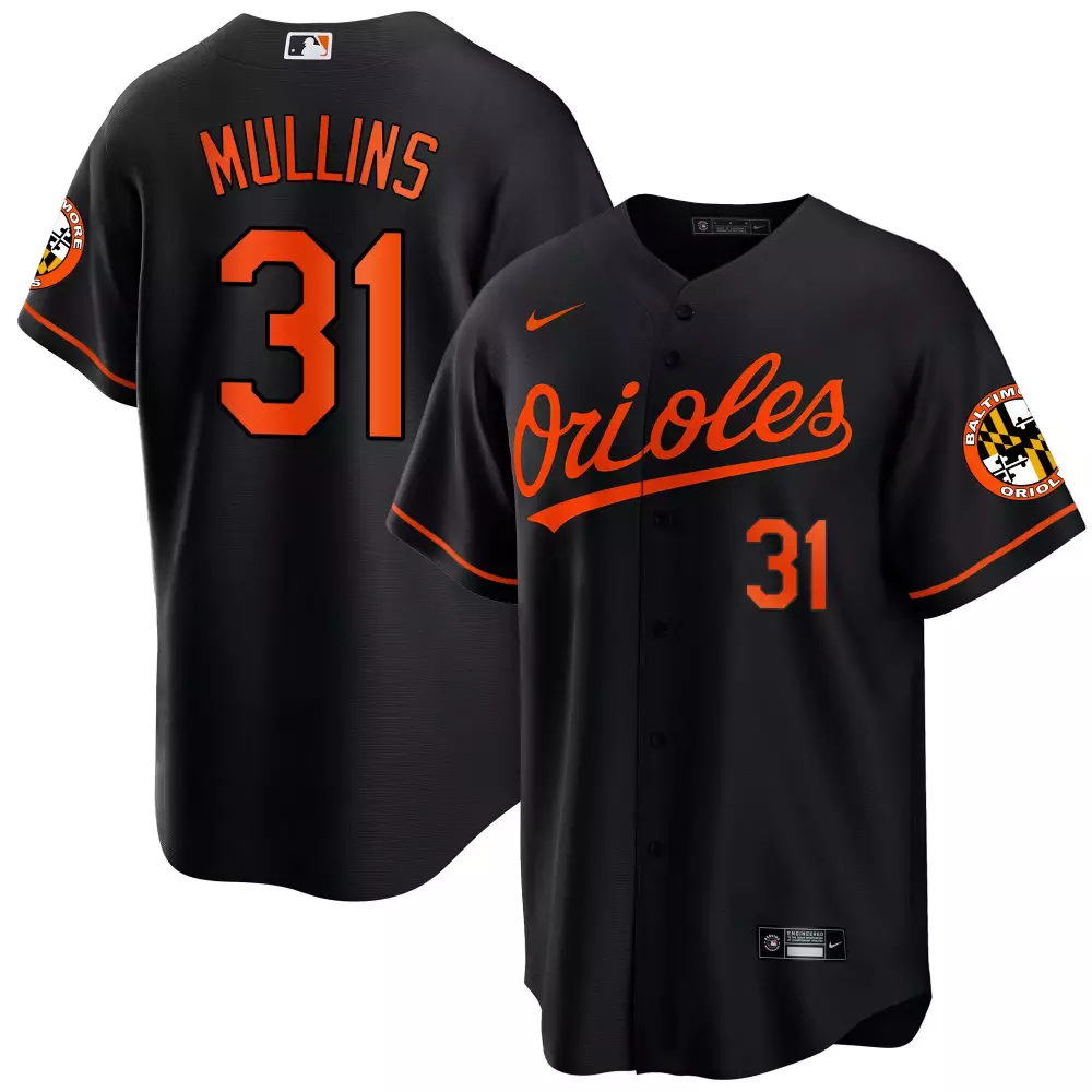 Cedric Mullins Baltimore Orioles 2023 Robinson Patch Vapor Premier Jersey | Limited Edition Stitched Fan Gear | For Men, Women & Youth