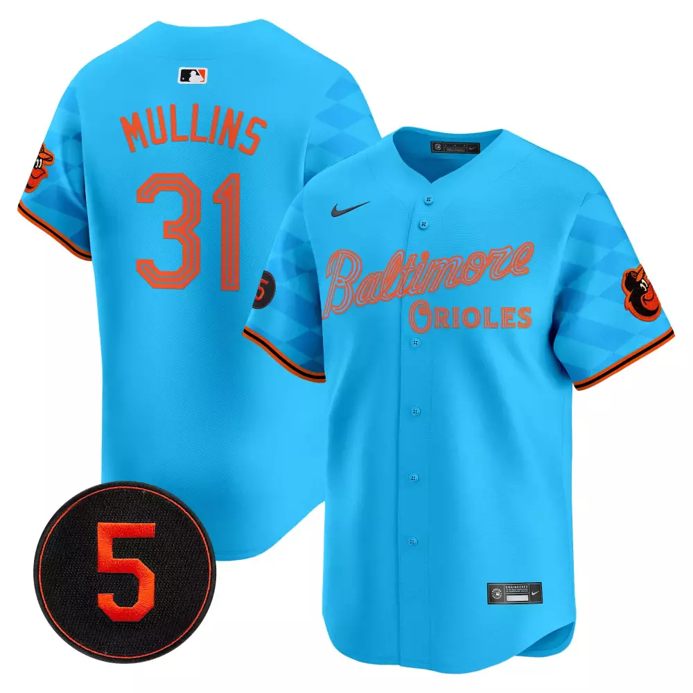 cedric mullins light blue men s baltimore orioles city light vapor premier limited jersey all stitched