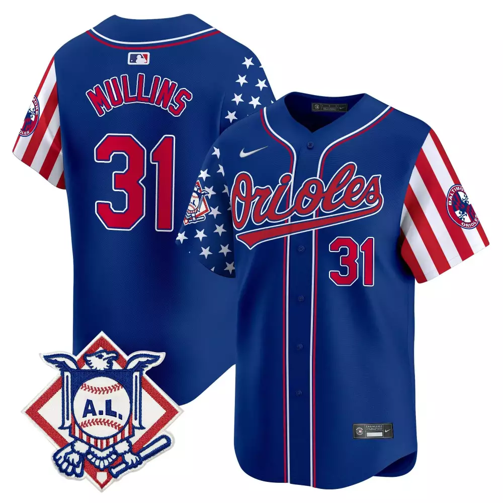 cedric mullins red womens baltimore orioles 2024 fourth of july vapor premier limited jersey all stitched