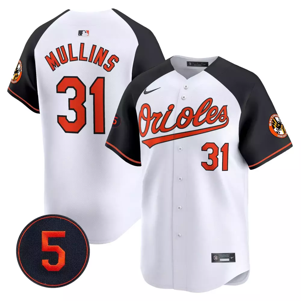 cedric mullins white alternate mens baltimore orioles robinson patch vapor premier limited jersey v2 all stitched