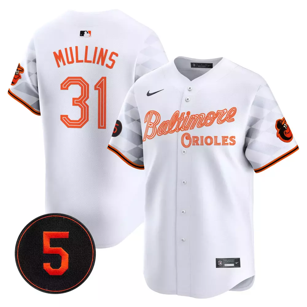 cedric mullins white limited mens baltimore orioles 2024 fourth of july vapor premier limited jersey all stitched