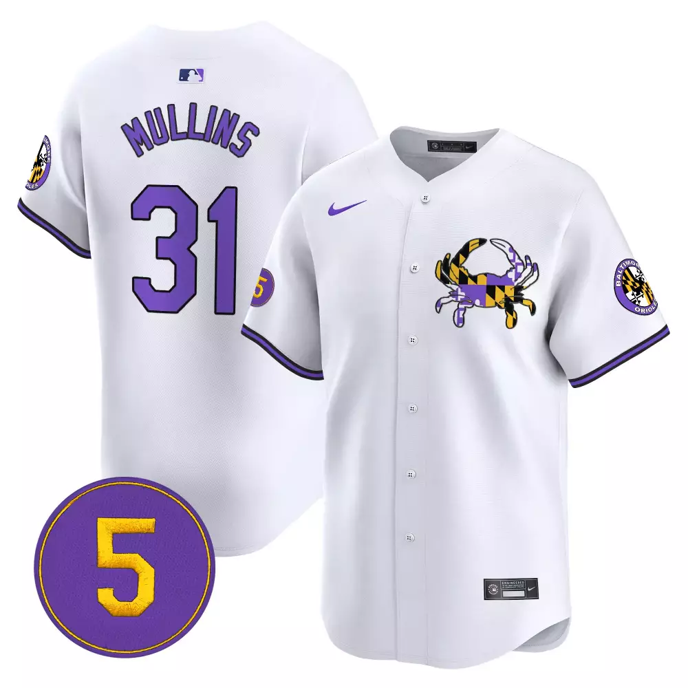 cedric mullins white limited mens baltimore orioles 2024 fourth of july vapor premier limited jersey all stitched