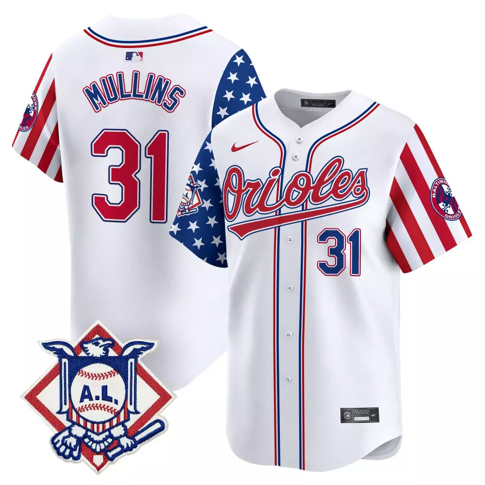 cedric mullins white mens baltimore orioles 2024 fourth of july vapor premier limited jersey all stitched