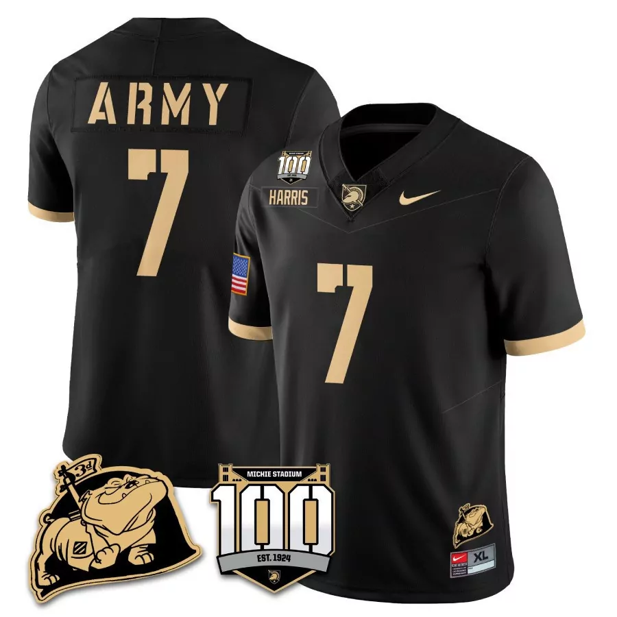 champ harris black alternate mens army black knights special uniform