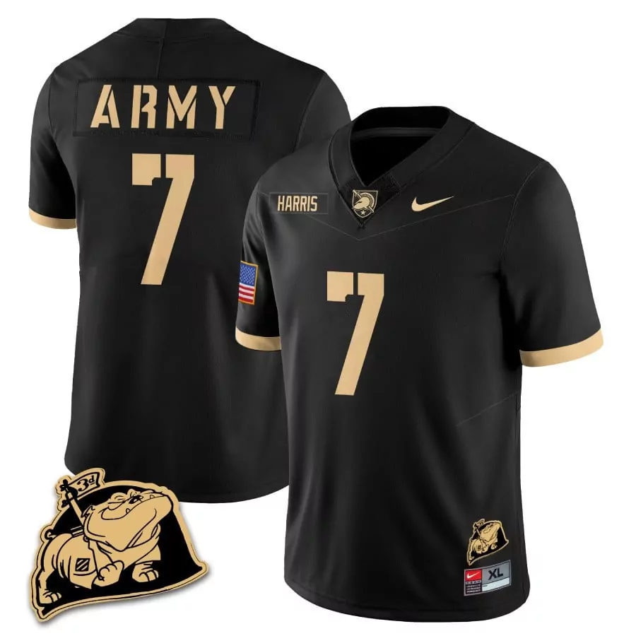champ harris black alternate mens army black knights special uniform