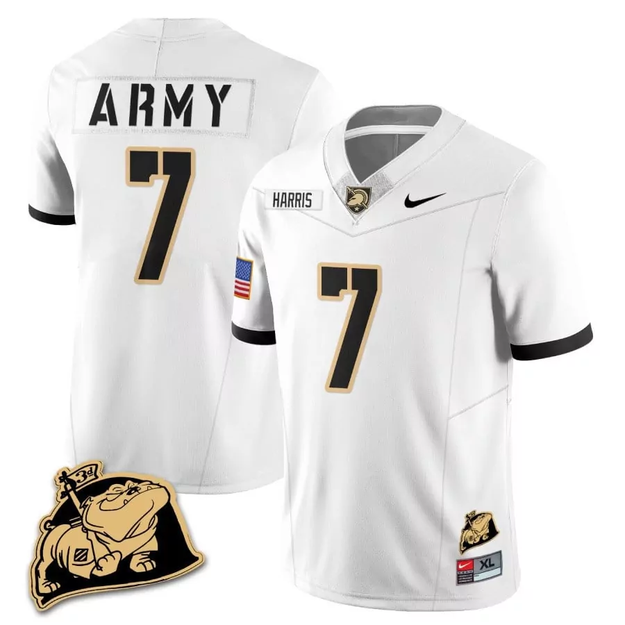 champ harris white alternate mens army black knights special uniform