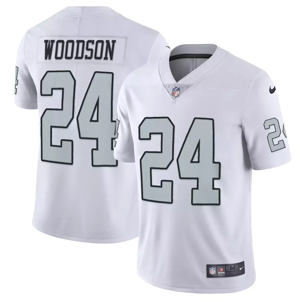 Charles Woodson Youth Raiders Alternate Vapor Limited White Jersey | Stitched Fan Gear | For Men, Women & Youth