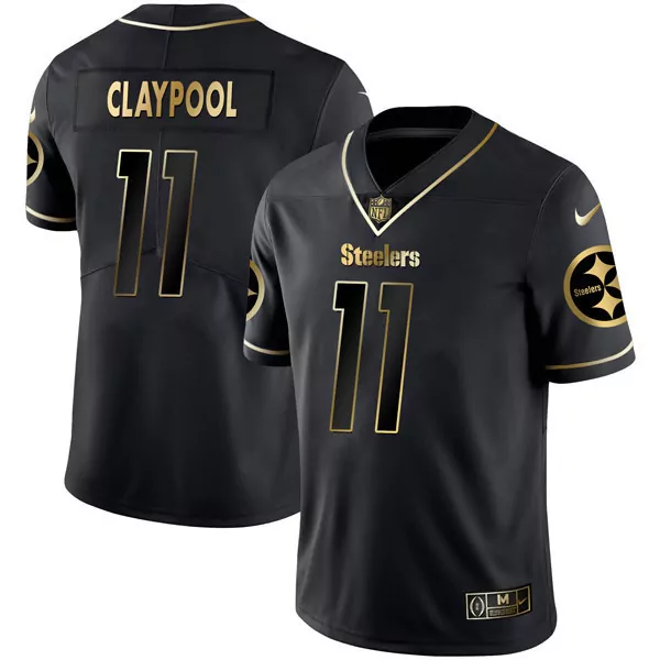 Chase Claypool Pittsburgh Steelers Black Alternate Game Jersey | Stylish Fan Gear for Game Day | For Men, Women & Youth