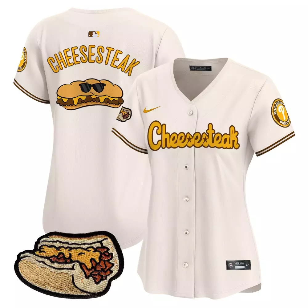 cheesesteak brown womens philadelphia phillies cheesesteak vapor premier limited jersey all stitched
