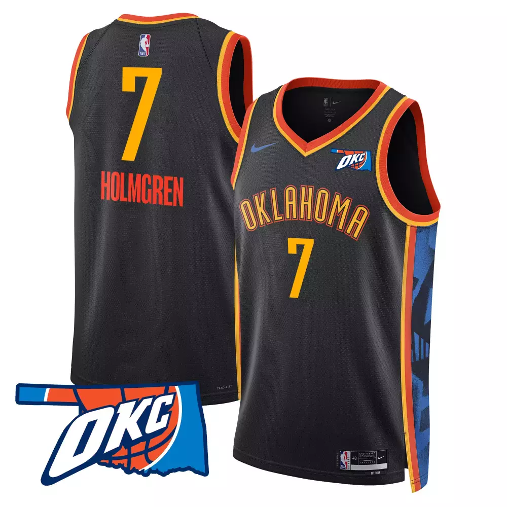 chet holmgren 2425 city mens oklahoma city thunder swingman jersey oklahoma patch all stitched