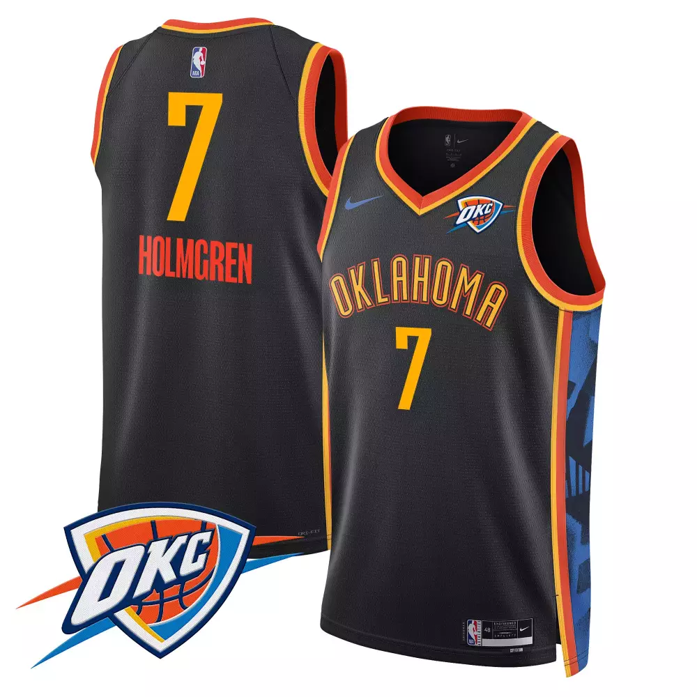 chet holmgren 2425 city mens oklahoma city thunder swingman jersey oklahoma patch all stitched