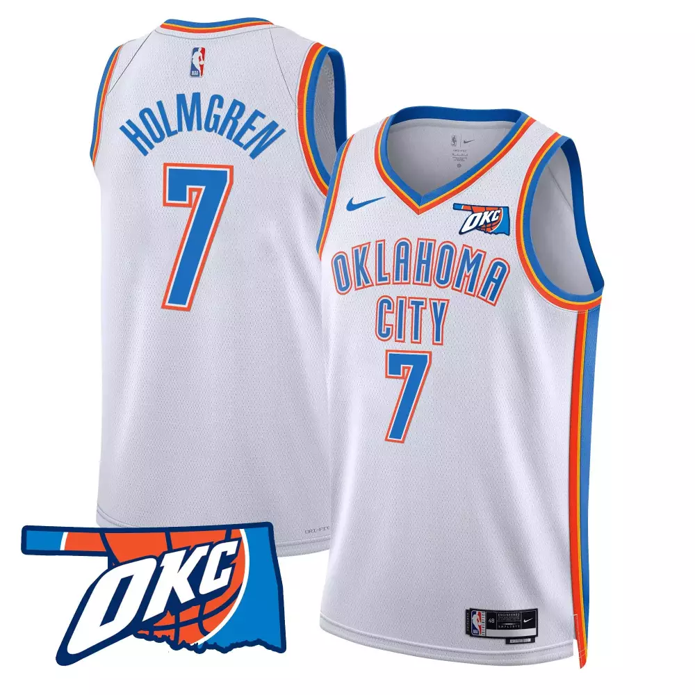 chet holmgren 2425 city mens oklahoma city thunder swingman jersey oklahoma patch all stitched