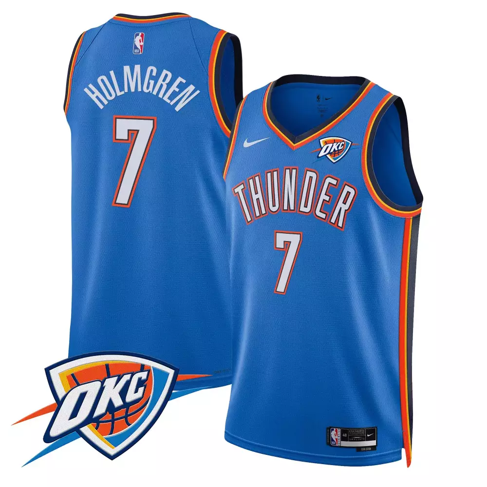 chet holmgren icon mens oklahoma city thunder swingman jersey v2 all stitched