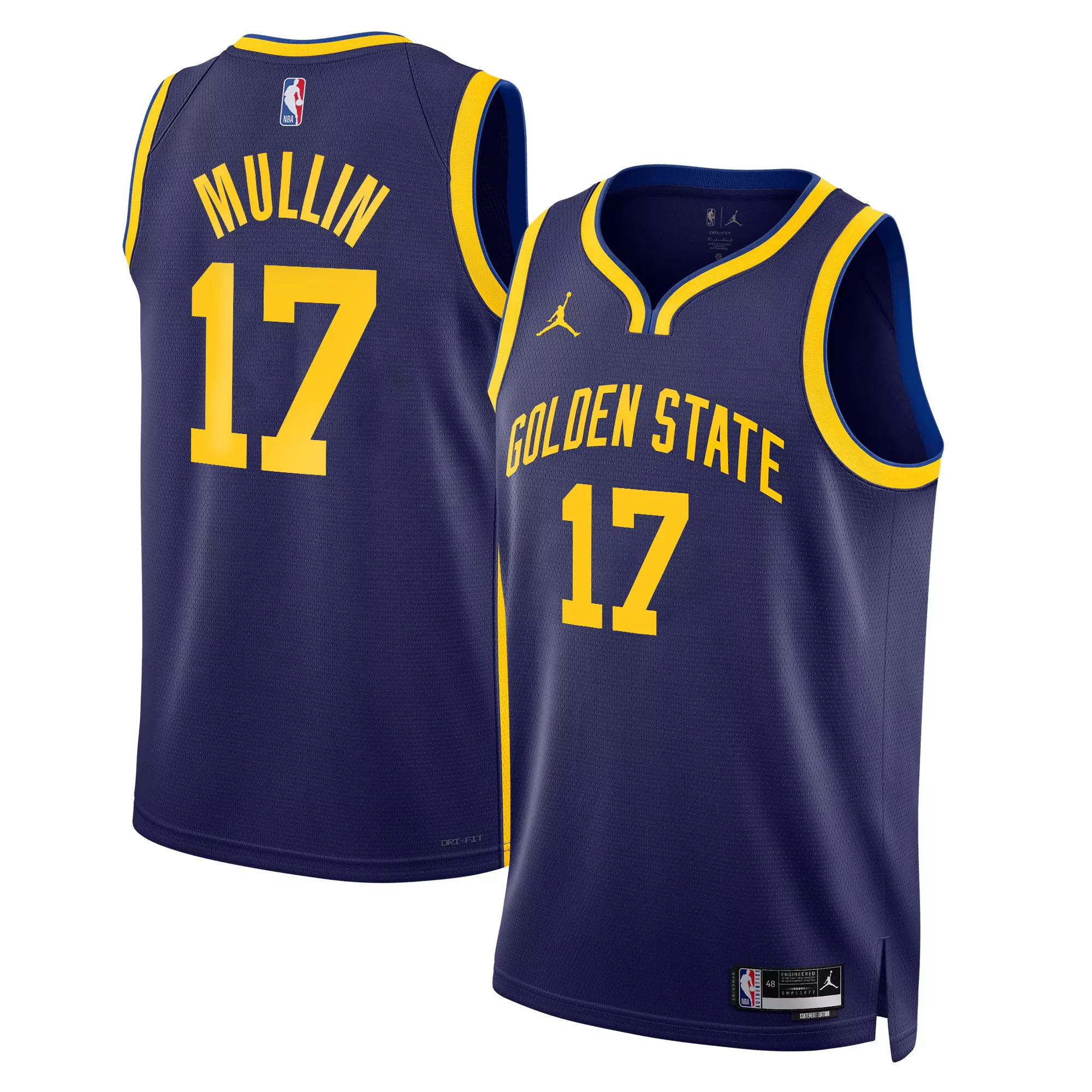 chris mullin statement mens golden state warriors 2025 swingman jersey all stitched